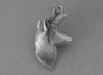 Sterling Silver Antelope Head Lapel Pin-Hat Pin/Tie Tack
